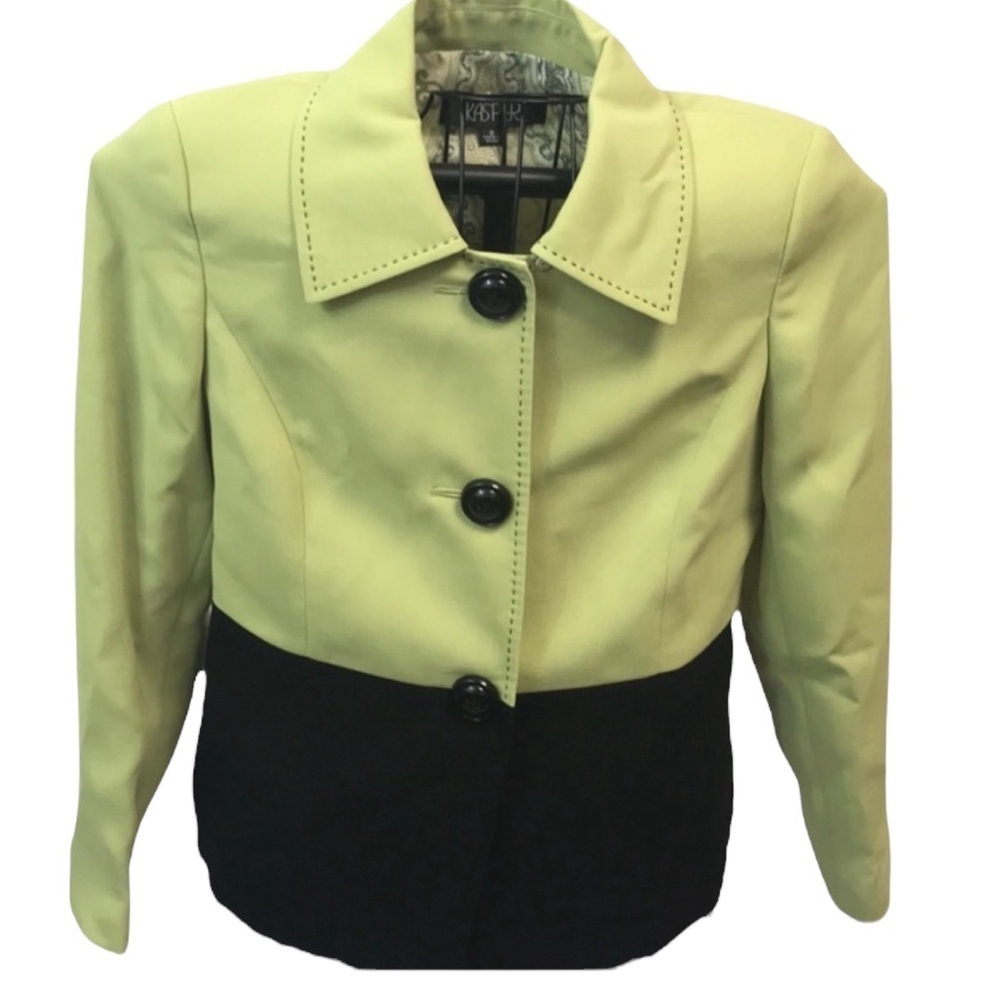 Kasper Color Block Blazer